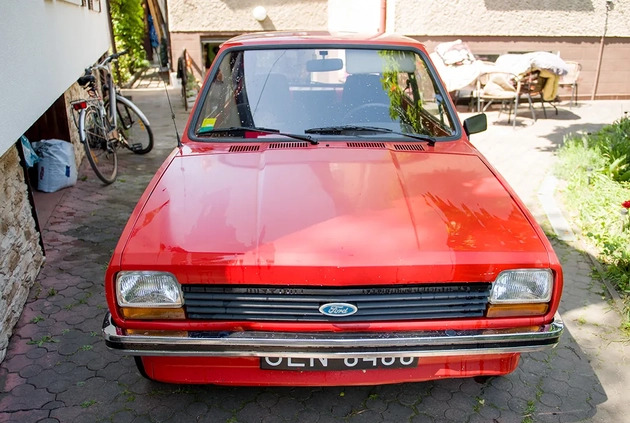 Ford Fiesta cena 7900 przebieg: 110404, rok produkcji 1981 z Głuchołazy małe 92